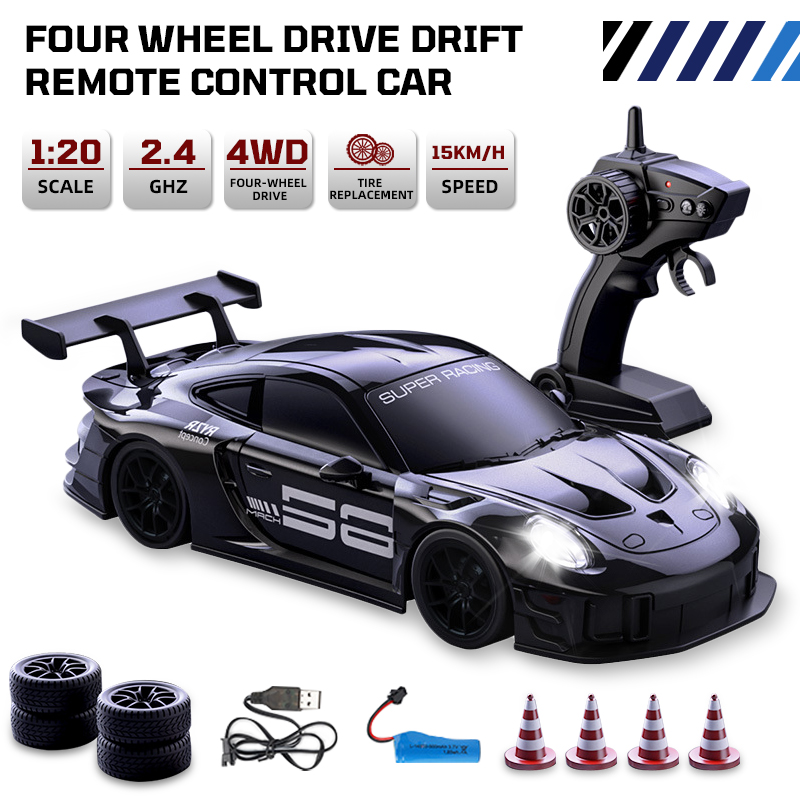 Rc Hobbyking Shop - 4WD 15Km/h RC-Auto Ferngesteuertes Drift-Auto 1:20