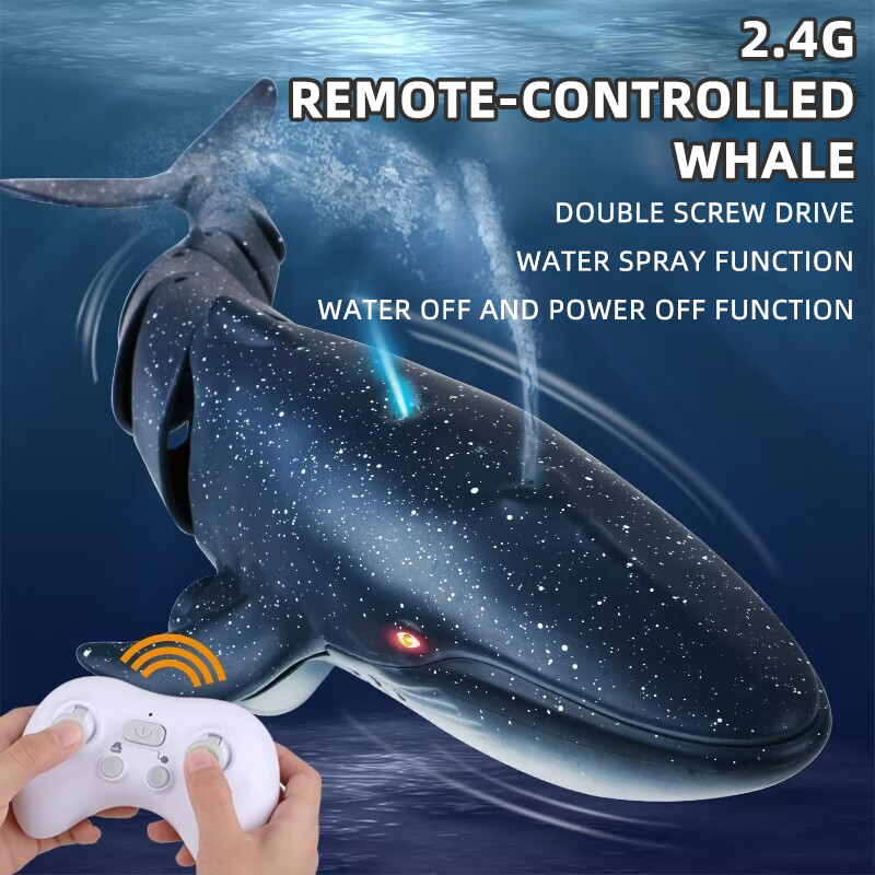 Rc Hobby Grade Boat - Remote Shark Spielzeug Fernbedienung Walhai Spielzeug