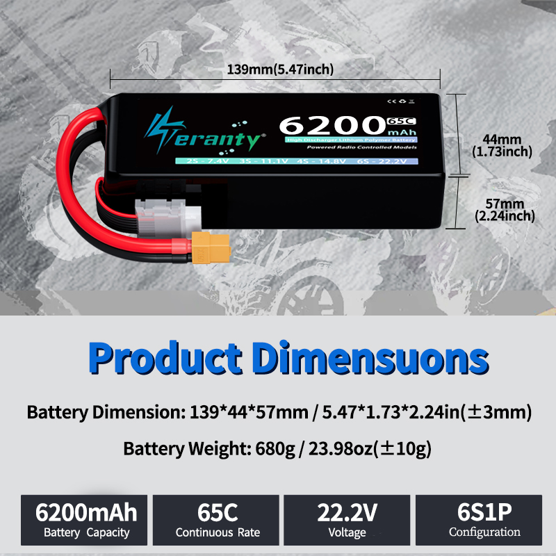 TERANTY 6S 6200mAh Lipo-Akku 2 – Rc Hobby Truck Bewertung und Preis