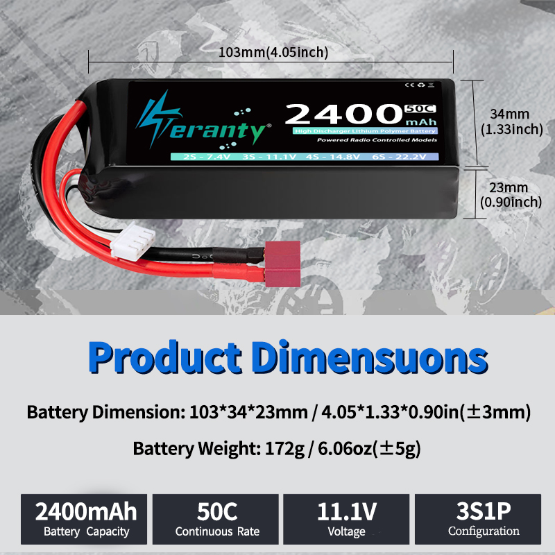 TERANTY 3S 2200/2400/2600mAh L – Rc Hobby Truck Bewertung und Preis